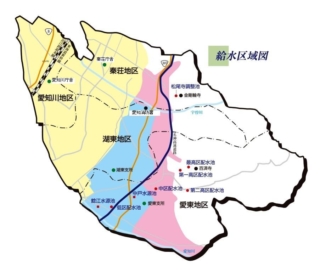 給水区域 愛知郡広域行政組合｜やすらぎの愛知 ふれあい行政